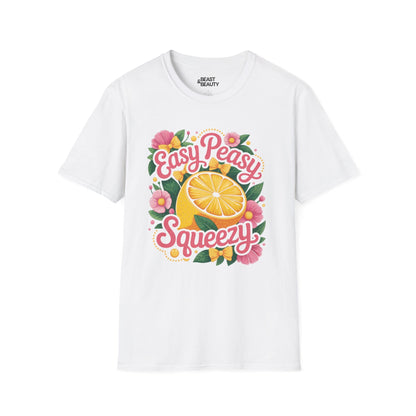 easy peasy squeezy t-shirt white t-shirt uk gift gift idea