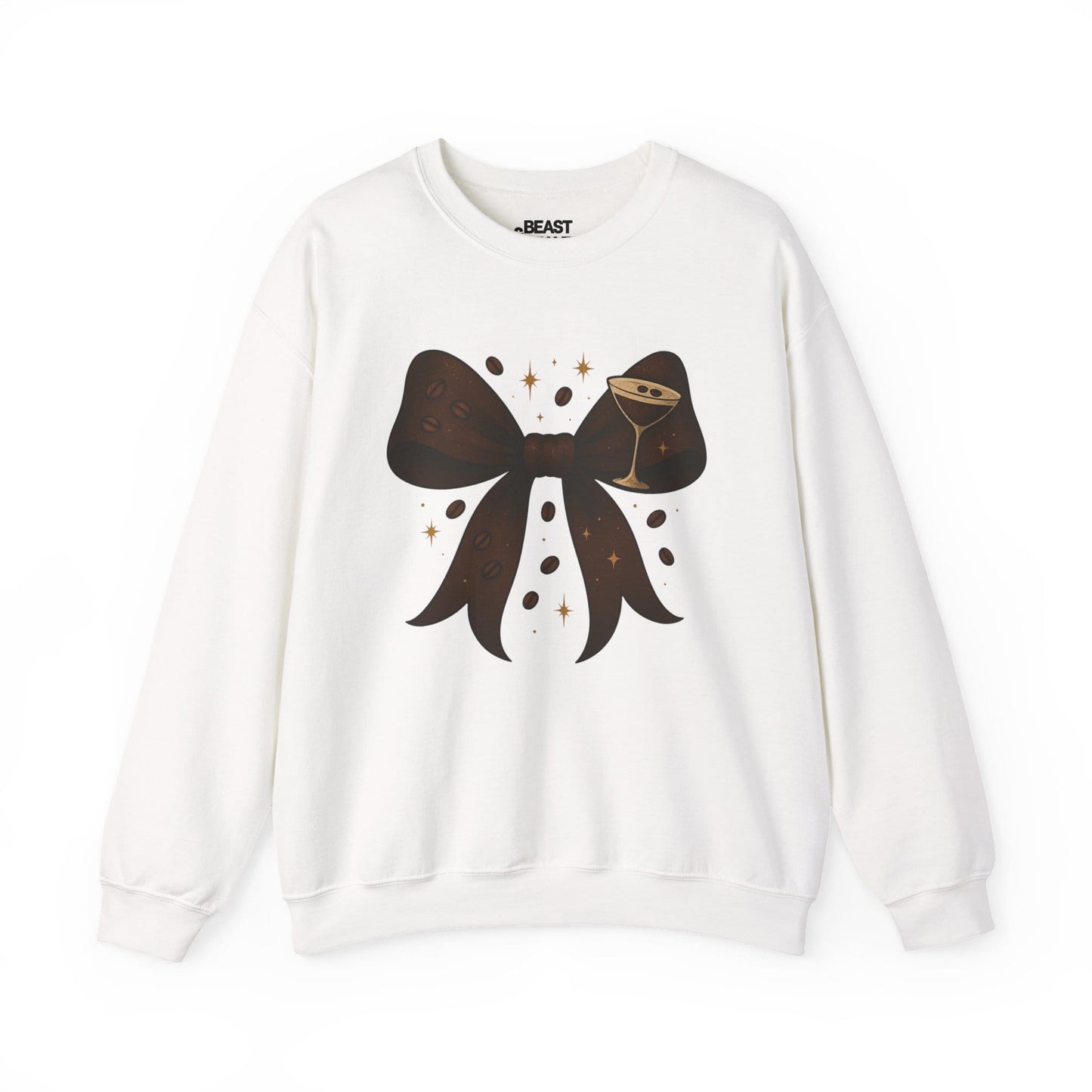 espresso martini bow sweatshirt white sweatshirt uk coquette gift idea