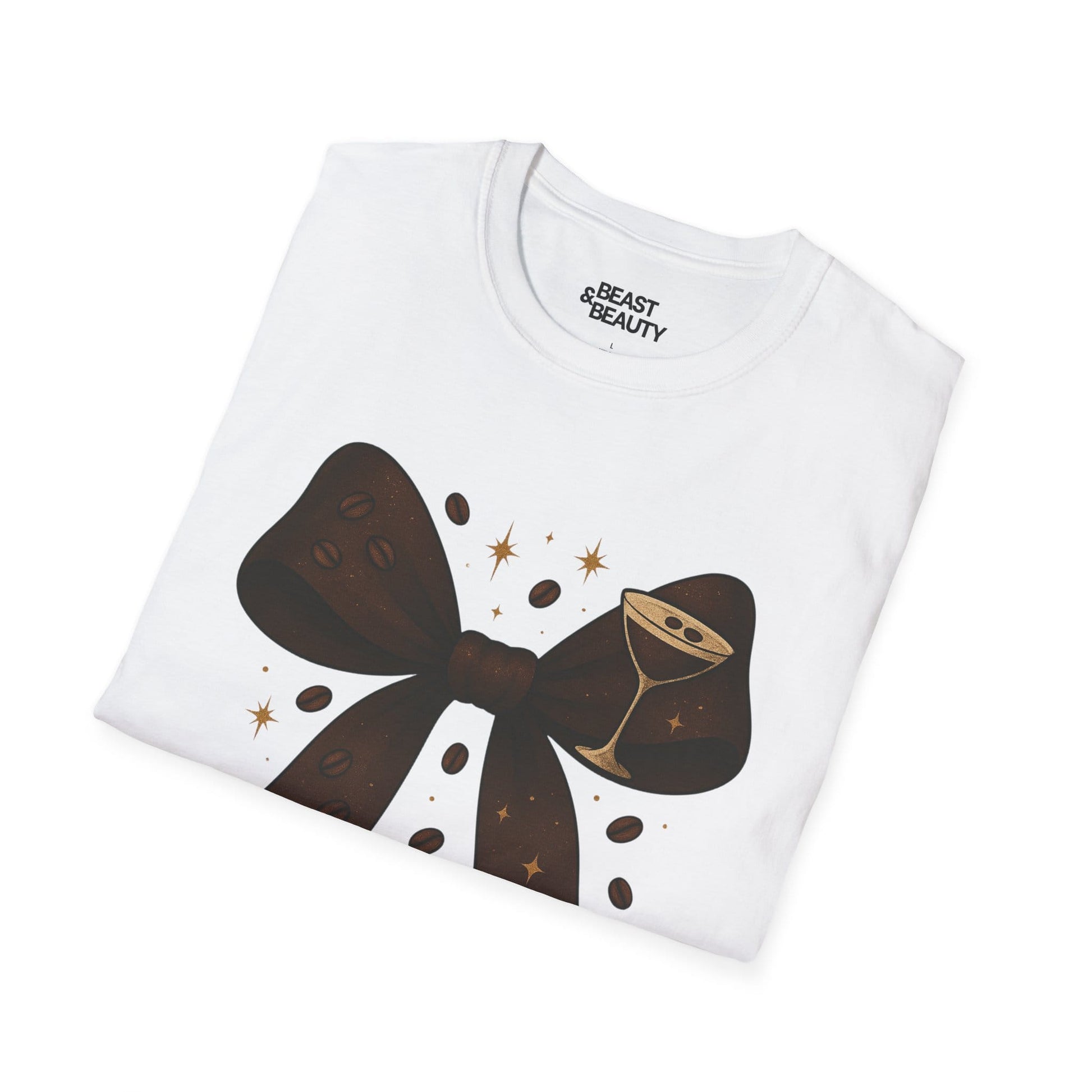 espresso martini bow t-shirt t-shirt uk coquette gift idea image 5