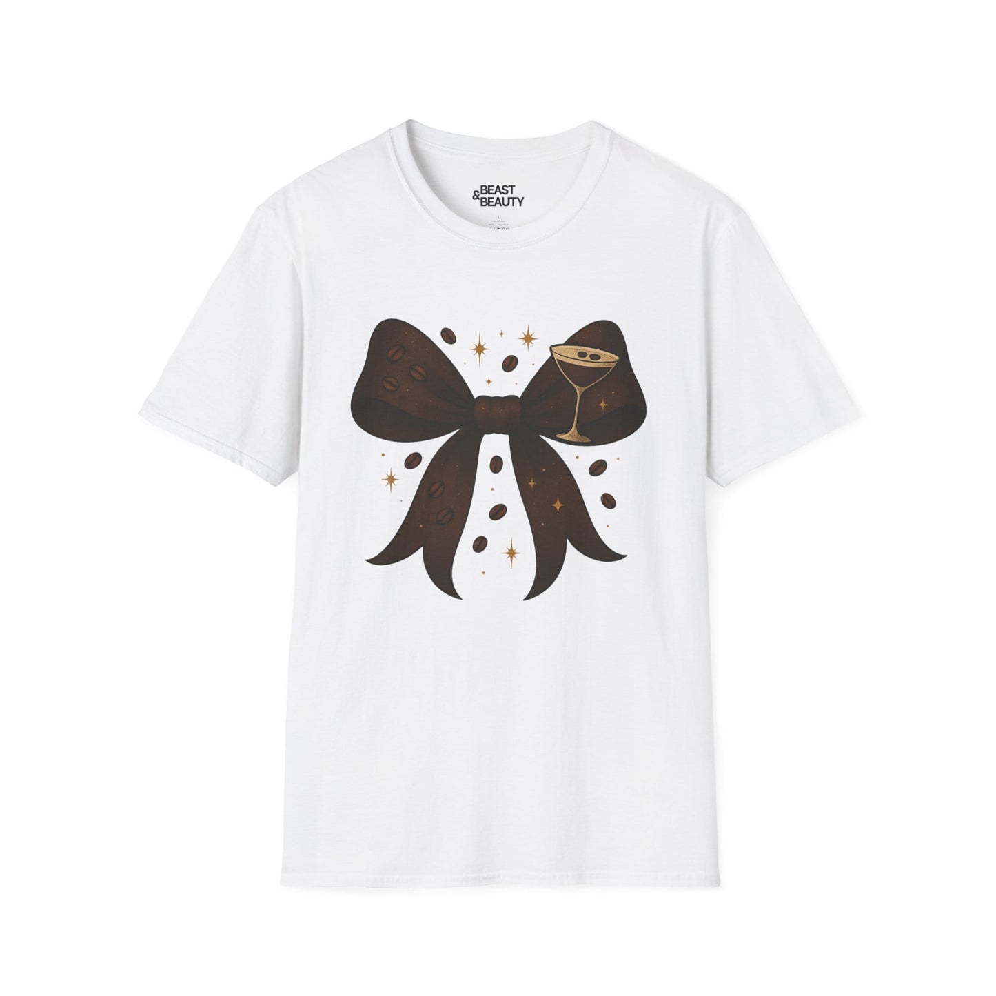 espresso martini bow t-shirt white t-shirt uk coquette gift idea