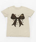 Espresso Martini Coquette Bow Sweatshirt – Coffee Lover Gift Jumper UK T-Shirt / 3XL (Adult) / Beige gift_idea unique_gift personalised_gift