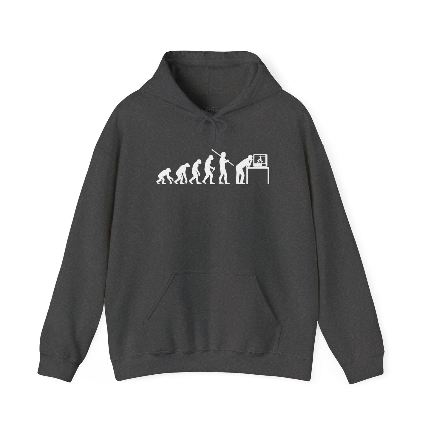 Evolution of Man to 3D Printer Hoodie - Funny 3D Printing S / Dark Heather gift_idea unique_gift personalised_gift