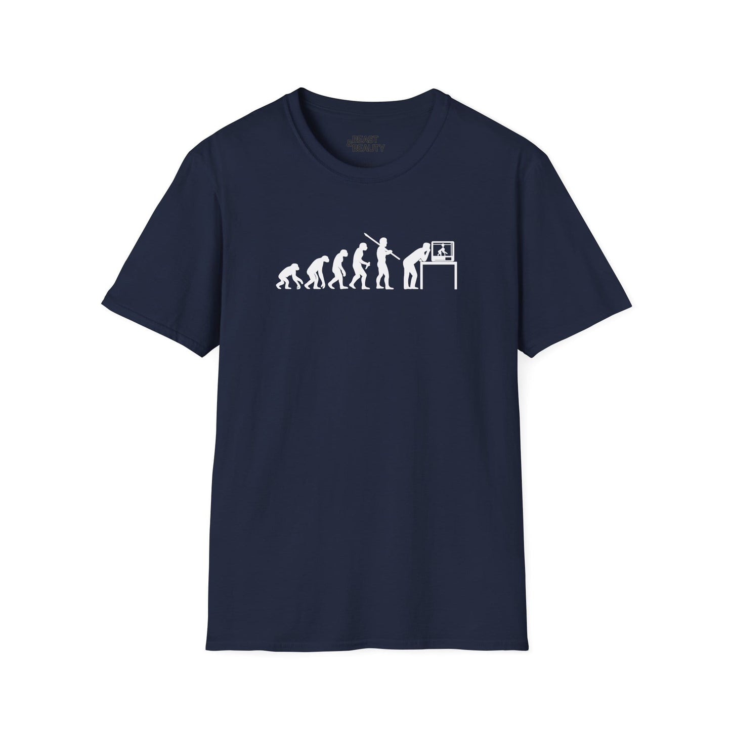 Evolution of Man to 3D Printer T-Shirt - Funny 3D Printing Tee Navy / S gift_idea unique_gift personalised_gift