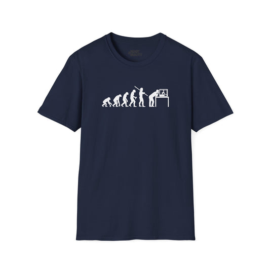 Evolution of Man to 3D Printer T-Shirt - Funny 3D Printing Tee Navy / S gift_idea unique_gift personalised_gift