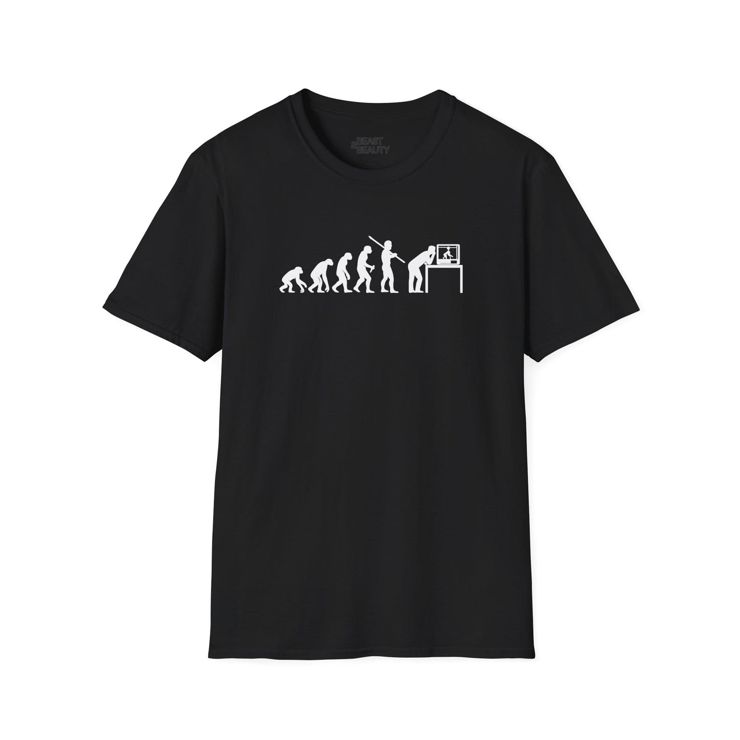 Evolution of Man to 3D Printer T-Shirt - Funny 3D Printing Tee Black / S gift_idea unique_gift personalised_gift