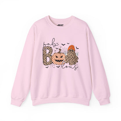 Fab Boo Lous Cute Halloween Sweatshirt for Adults Light Pink / S gift_idea unique_gift personalised_gift