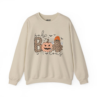 Fab Boo Lous Cute Halloween Sweatshirt for Adults Sand / S gift_idea unique_gift personalised_gift
