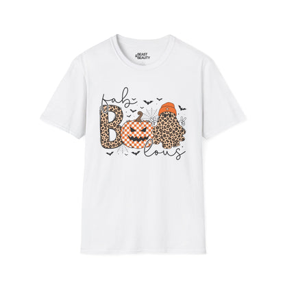 Fab Boo Lous Halloween Ghost T-Shirt White / S gift_idea unique_gift personalised_gift
