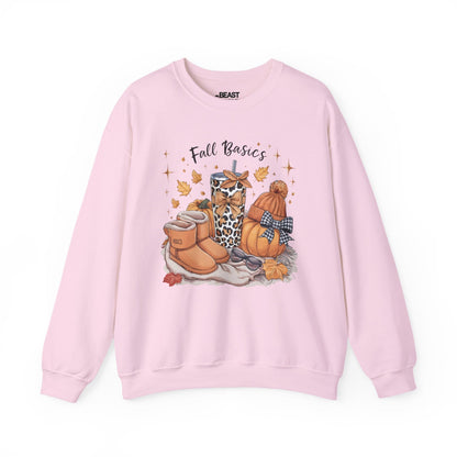 fall basics cozy essentials sweatshirt light pink sweatshirt uk gift gift idea