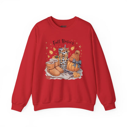 fall basics cozy essentials sweatshirt red sweatshirt uk gift gift idea