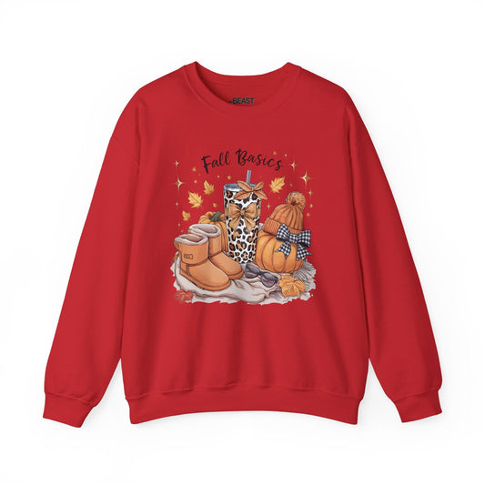 fall basics cozy essentials sweatshirt red sweatshirt uk gift gift idea