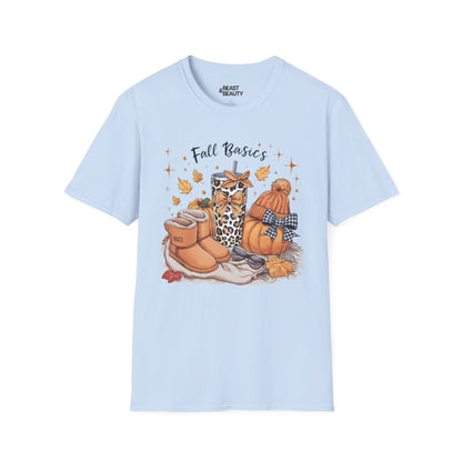 fall basics graphic t-shirt light blue t-shirt uk gift gift idea