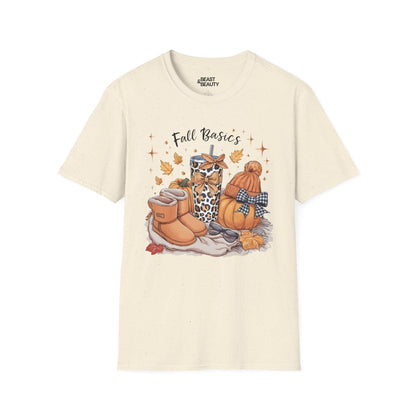 fall basics graphic t-shirt natural t-shirt uk gift gift idea
