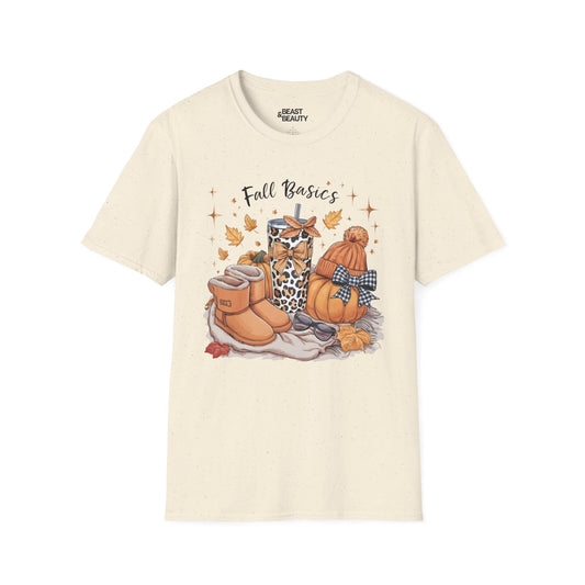 fall basics graphic t-shirt natural t-shirt uk gift gift idea