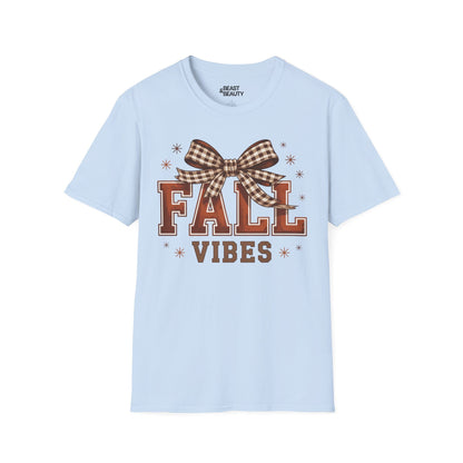 fall vibes bow t-shirt light blue t-shirt uk coquette gift idea