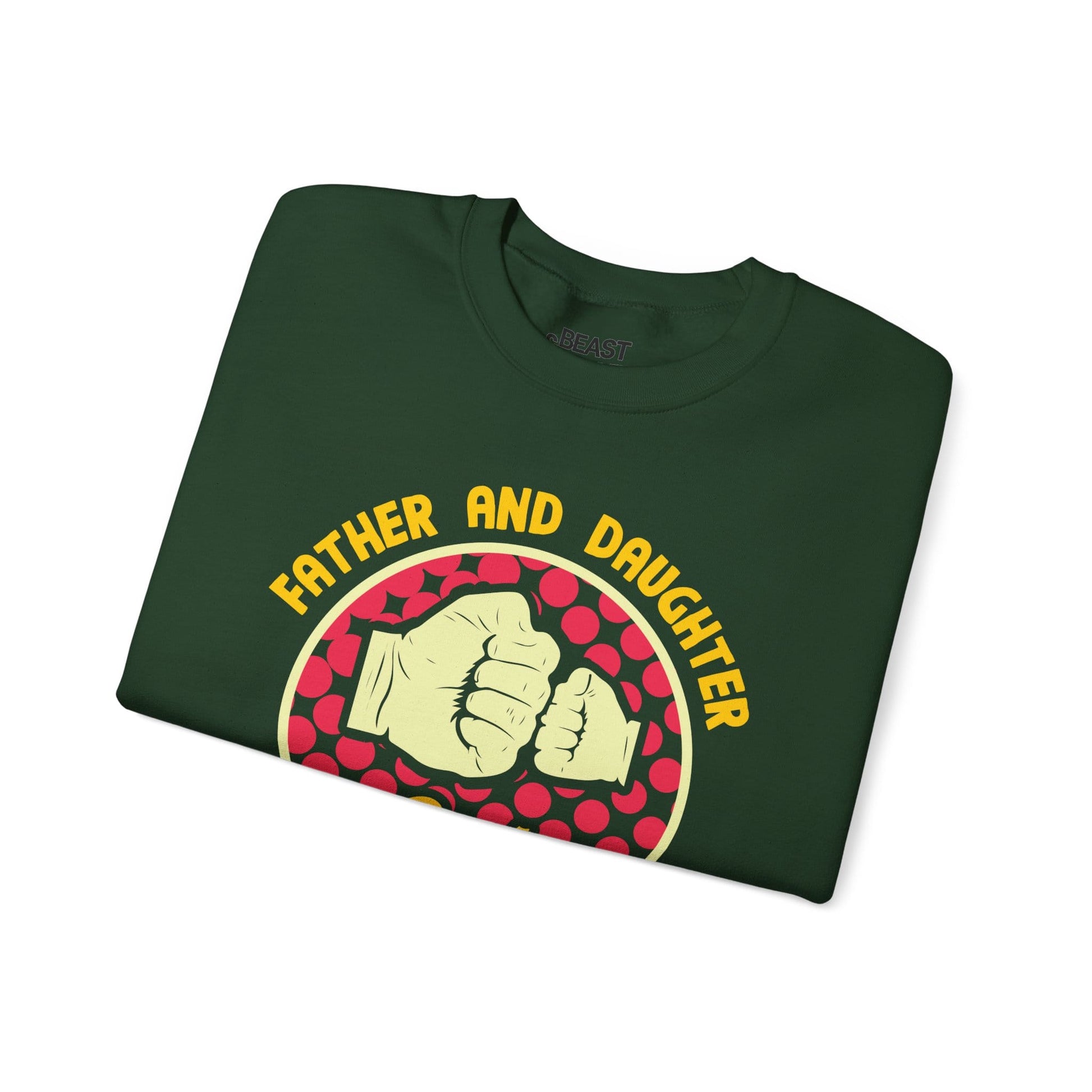 father and daughter best friends for life sweatshirt sweatshirt uk Father's Day gift idea image 6