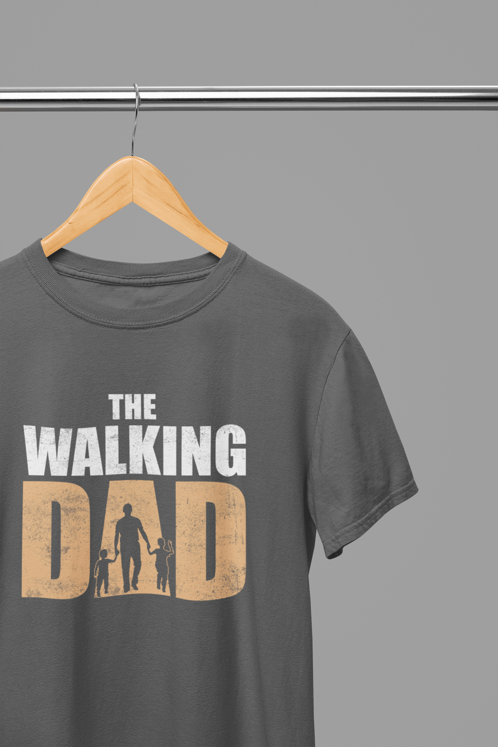 My Store Fathers Day Sweatshirt T-Shirt / small / Grey The Walking Dad Funny Fathers Day Sweatshirt