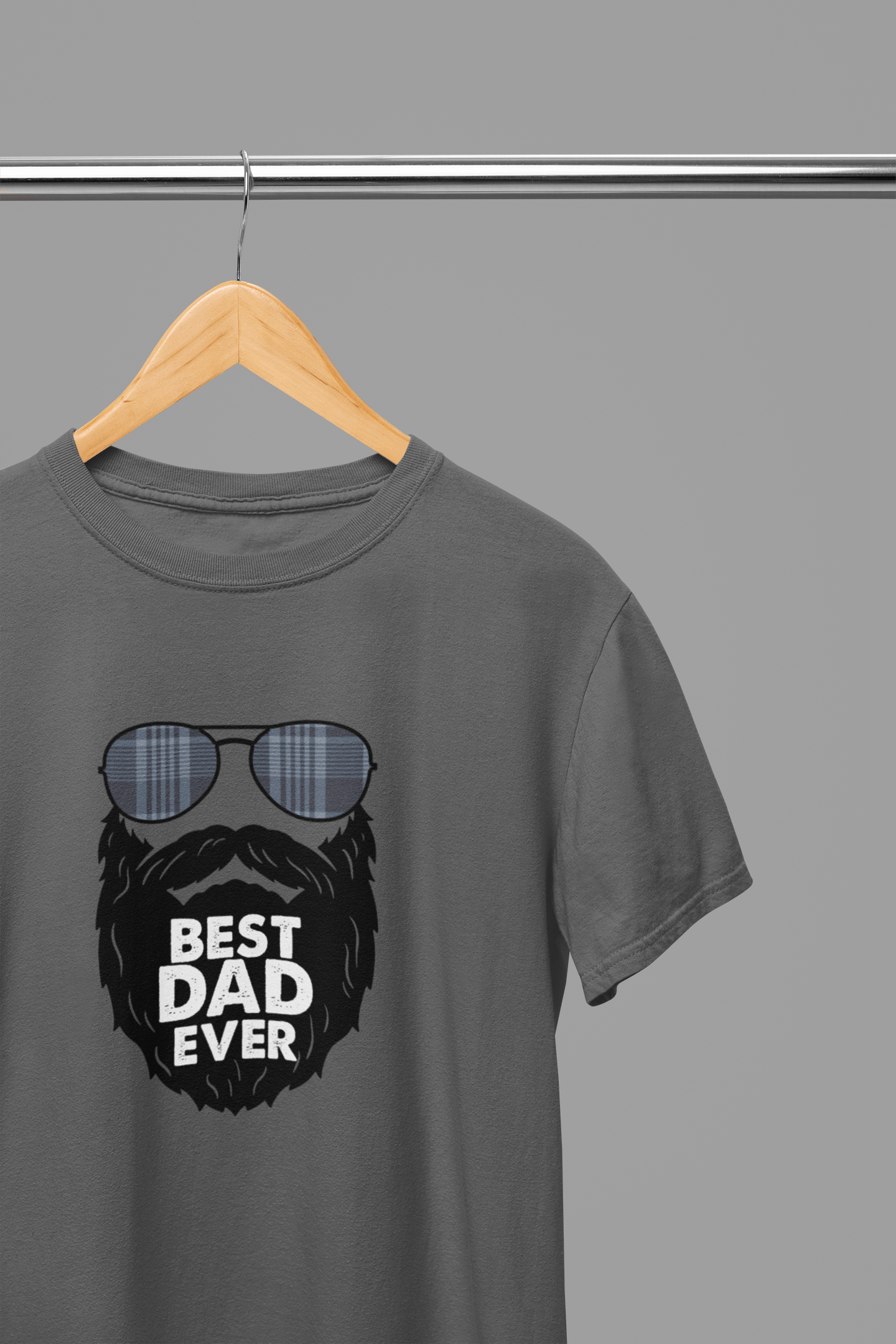 My Store Fathers Day T-Shirt T-Shirt / Small / Grey Best Dad Ever Father's Day T-Shirt/Sweatshirt