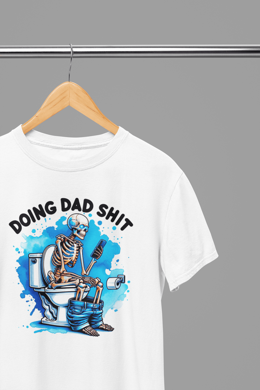 My Store Fathers Day T-Shirt T-Shirt / Small / White Doing Dad Shit Day T-Shirt/Sweatshirt