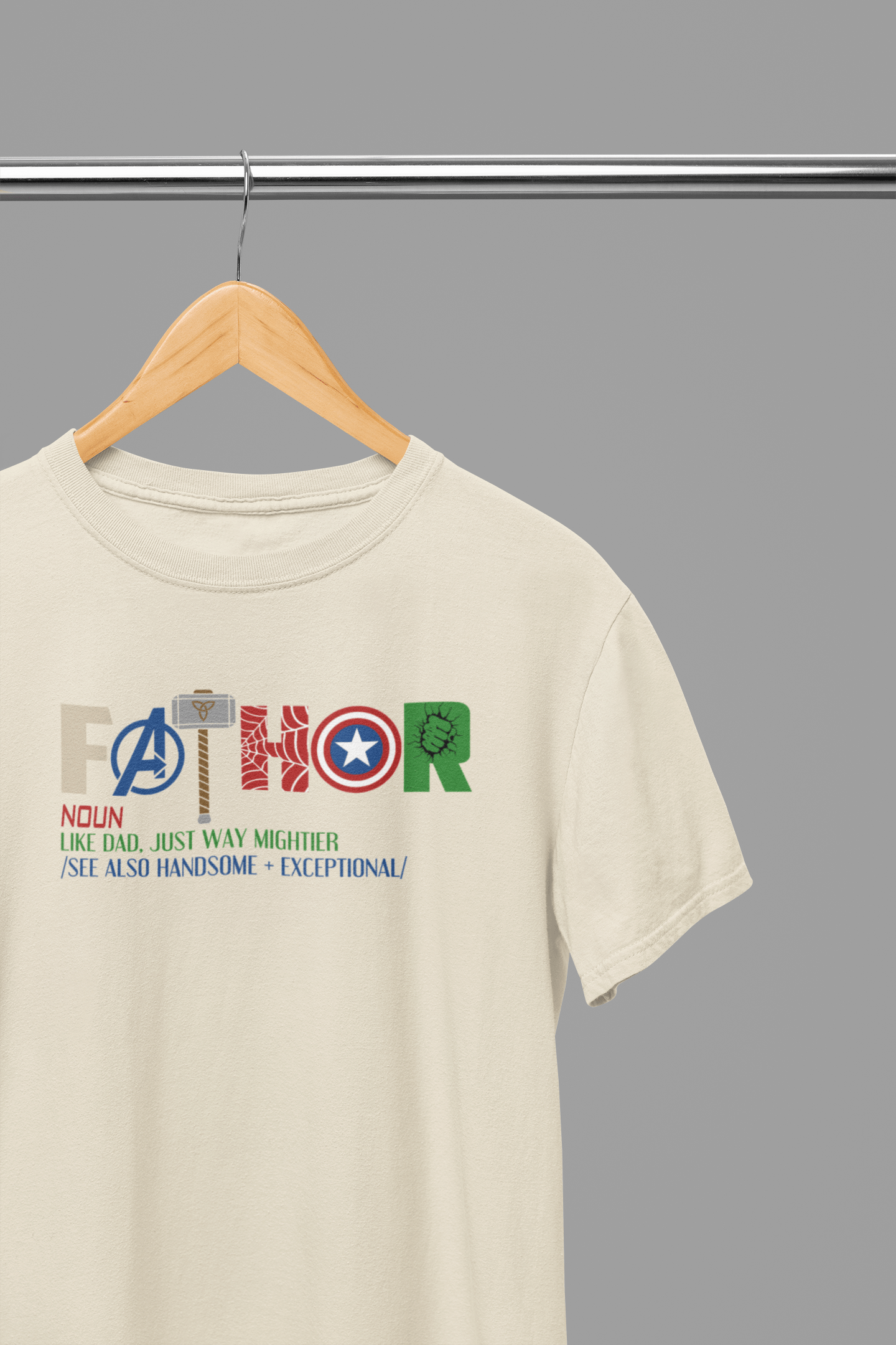 My Store Fathers Day T-Shirt T-Shirt / Small / Sand Father Definition Father's Day T-Shirt/Sweatshirt