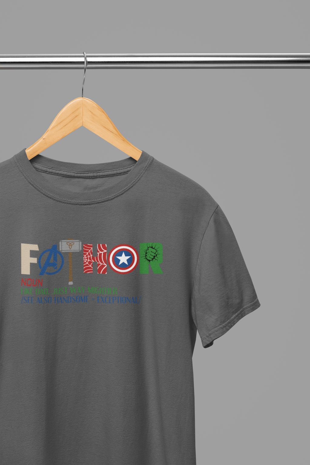 My Store Fathers Day T-Shirt T-Shirt / Small / Grey Father Definition Father's Day T-Shirt/Sweatshirt