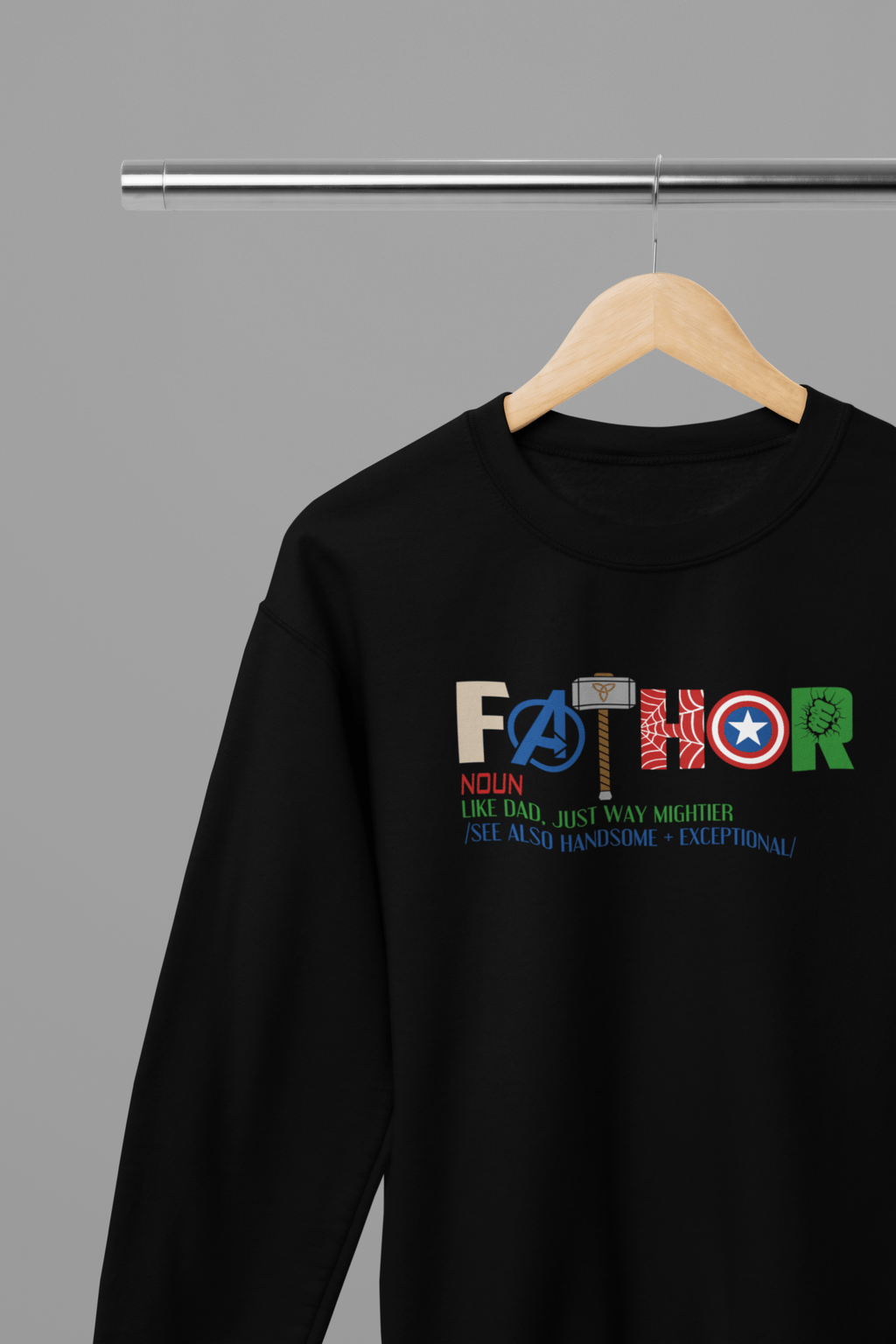 My Store Fathers Day T-Shirt Sweatshirt / Small / Black Father Definition Father's Day T-Shirt/Sweatshirt