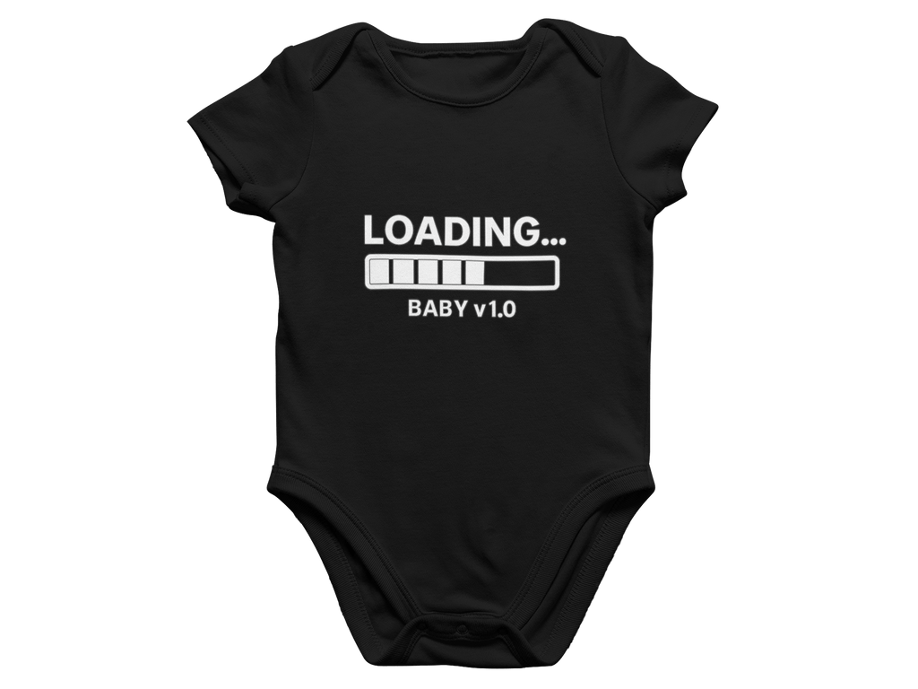 My Store Fathers Day T-Shirt Small / 0-3 months Funny Matching 404 Dad & Loading Baby T-Shirt and Onesie Set