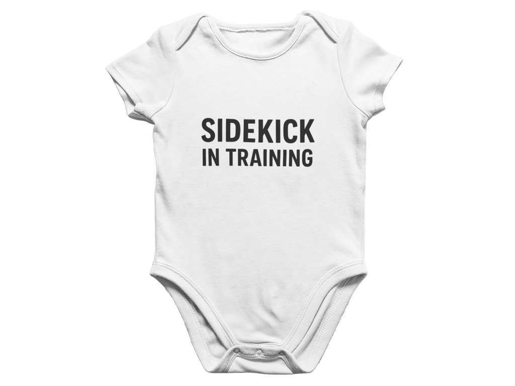 My Store Fathers Day T-Shirt Main Character & Sidekick Matching T-Shirt and Baby Grow Set