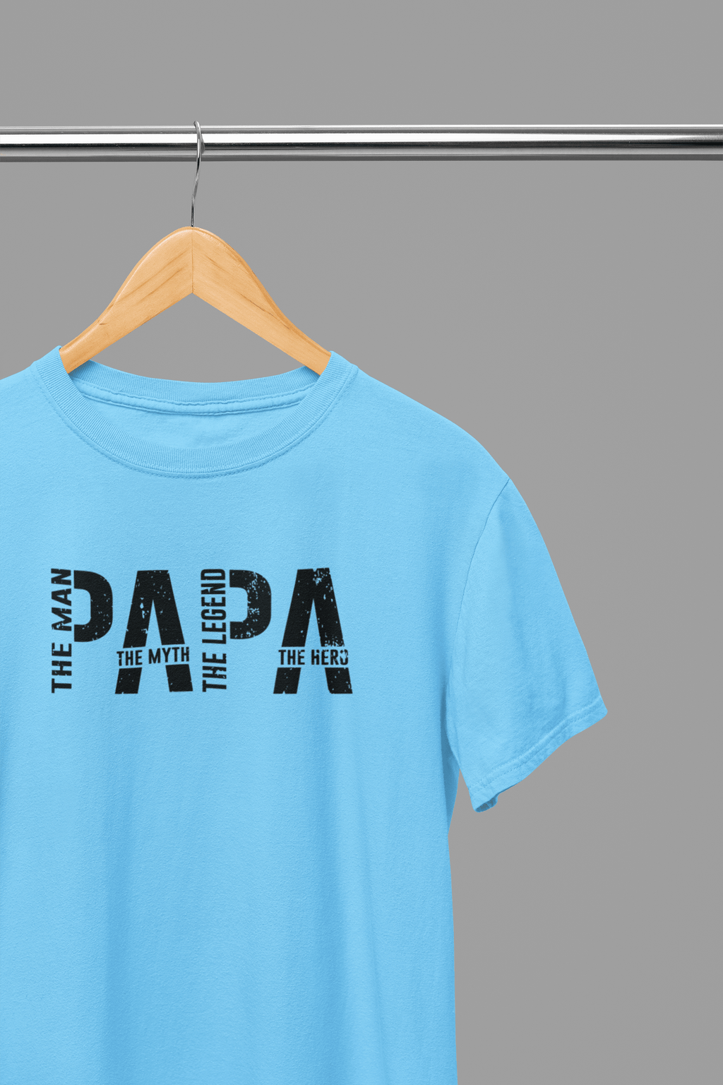 My Store Fathers Day T-Shirt T-Shirt / Small / Blue PAPA Father's Day T-Shirt/Sweatshirt