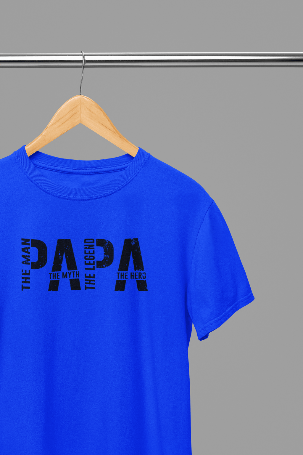 My Store Fathers Day T-Shirt T-Shirt / Small / Royal Blue PAPA Father's Day T-Shirt/Sweatshirt