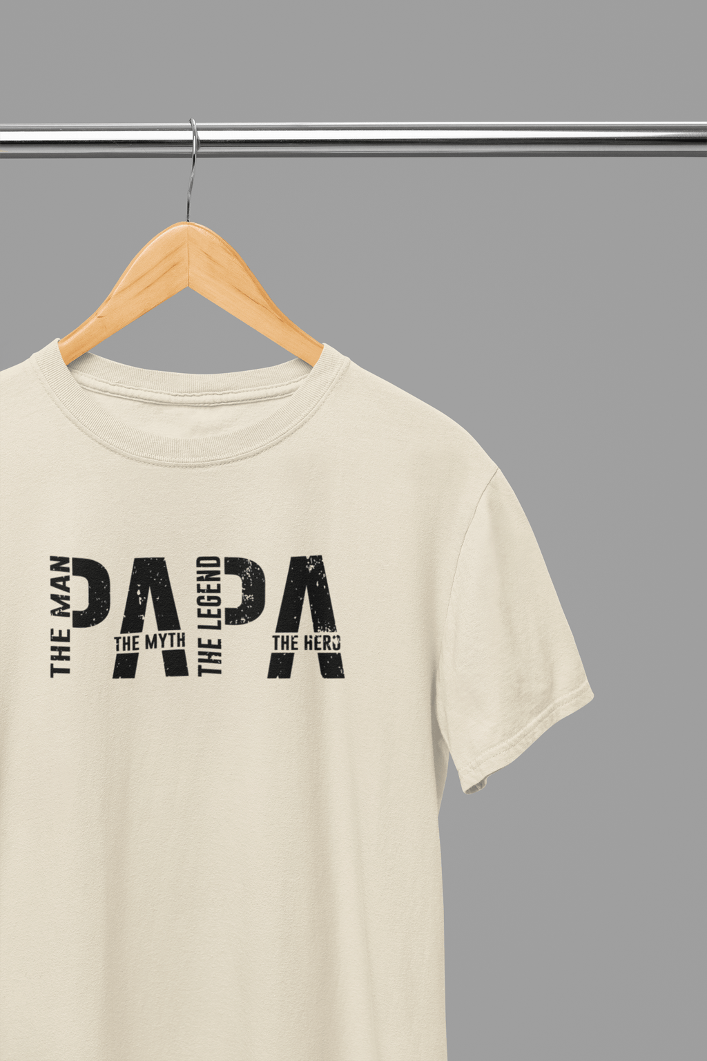 My Store Fathers Day T-Shirt T-Shirt / Small / Sand PAPA Father's Day T-Shirt/Sweatshirt