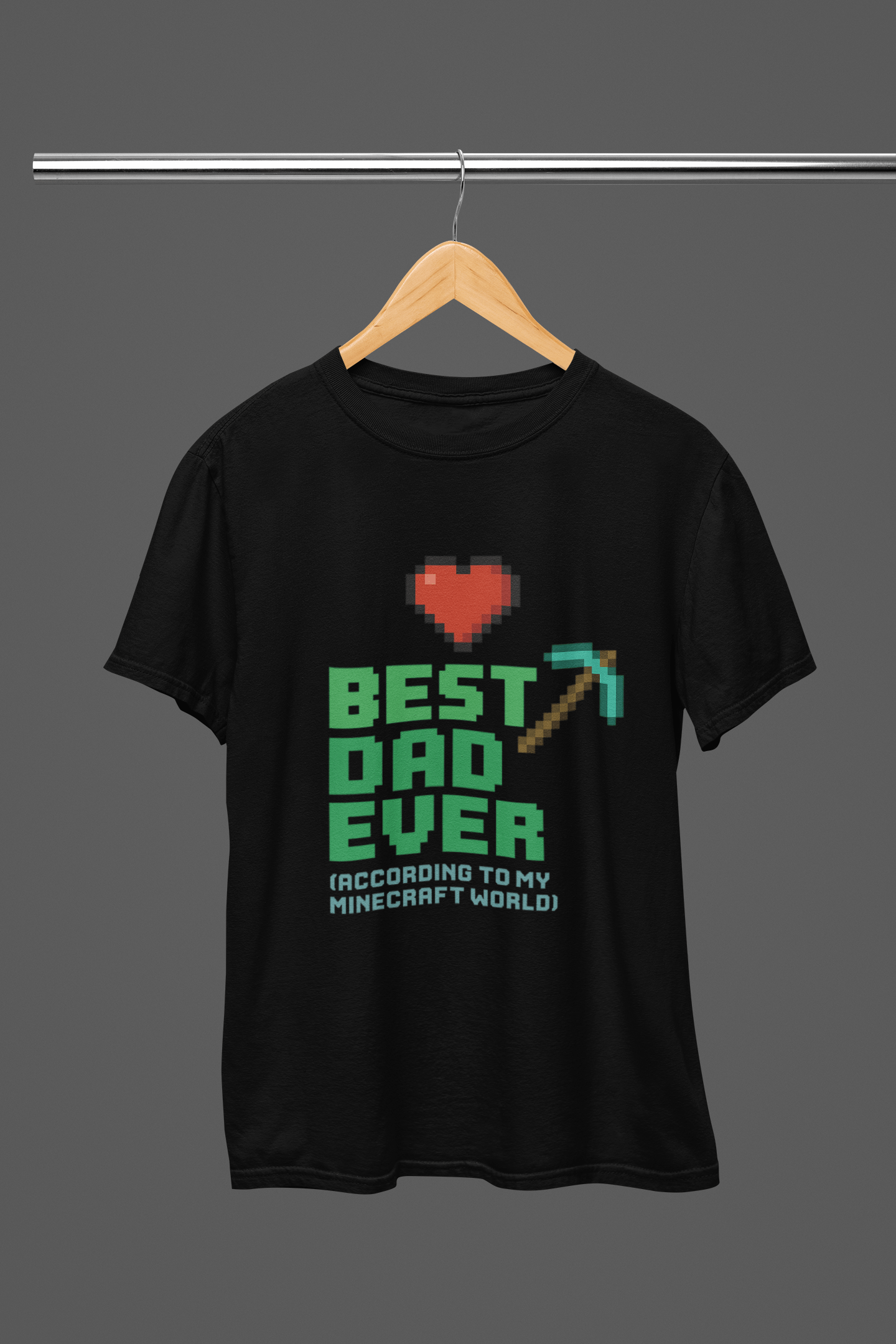 My Store Fathers Day T-Shirt T-Shirt / Small Pixelated Father's Day Tribute T-Shirt/Sweatshirt