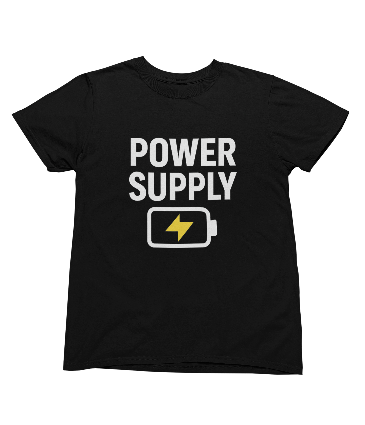 My Store Fathers Day T-Shirt Power Supply & Charging Matching T-Shirt and Baby Grow Set