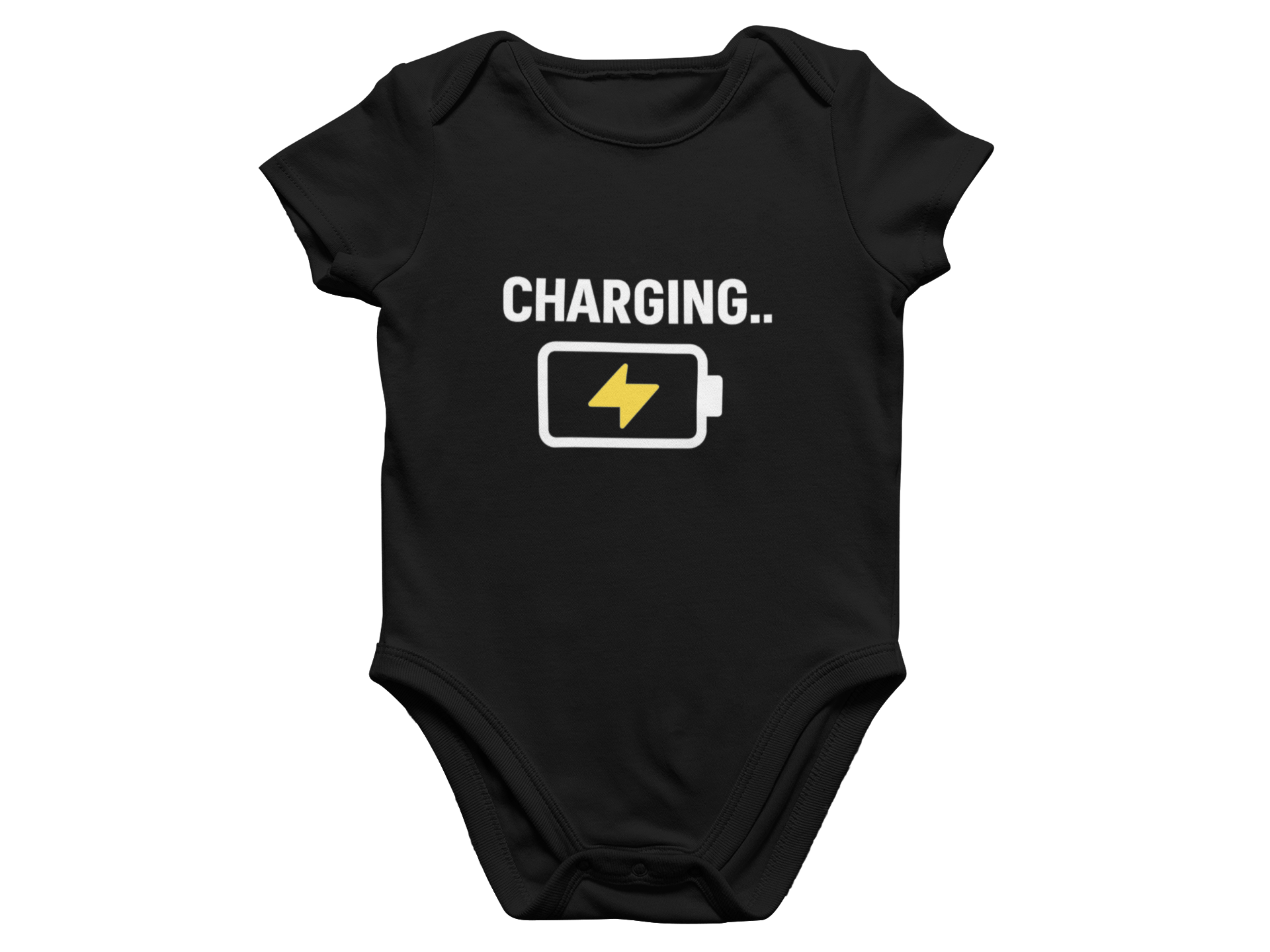 My Store Fathers Day T-Shirt Power Supply & Charging Matching T-Shirt and Baby Grow Set