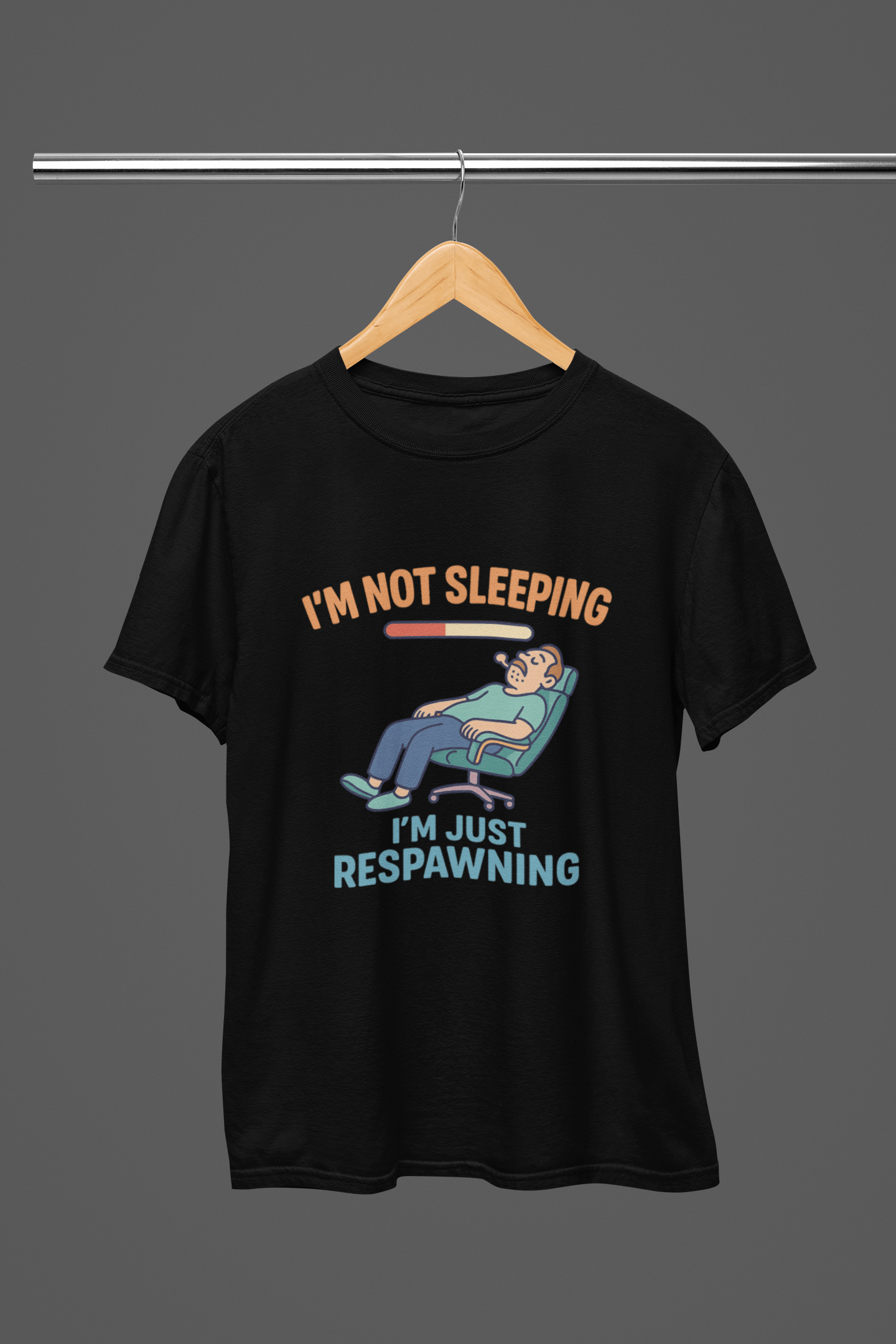 My Store Fathers Day T-Shirt T-Shirt / Small Respawning in Style Gaming T-Shirt/Sweatshirt