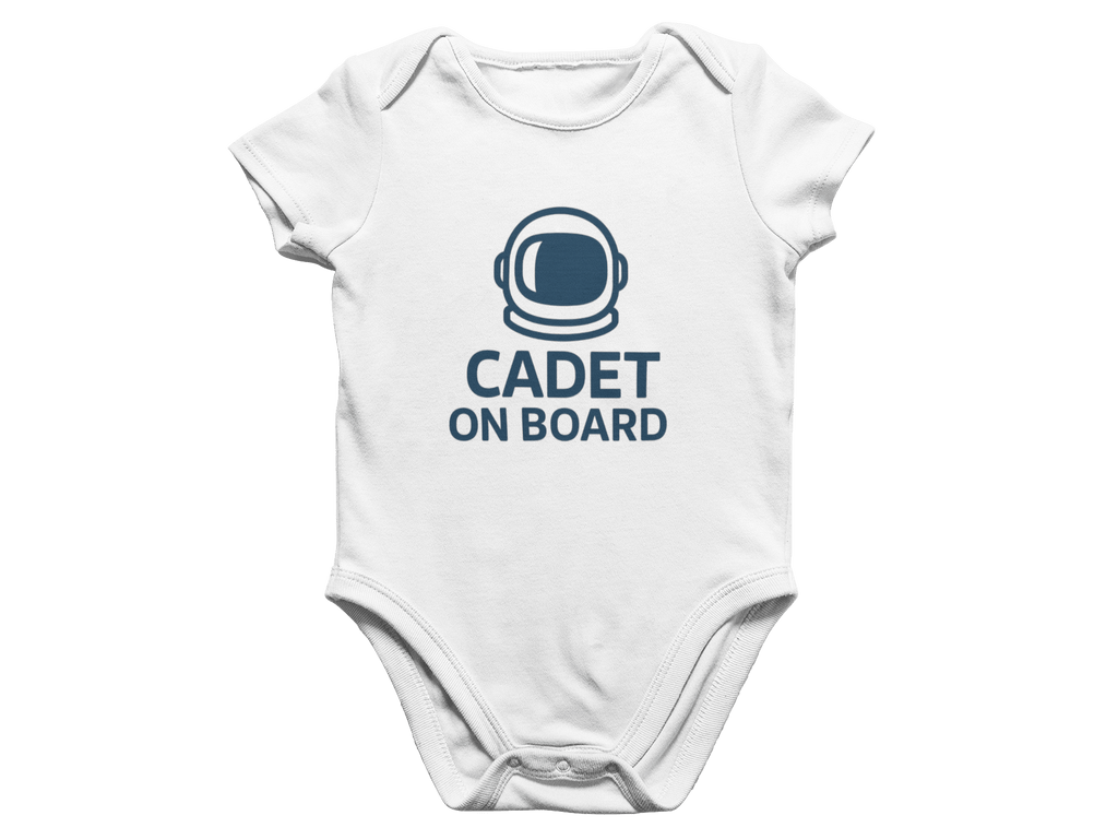 My Store Fathers Day T-Shirt Space Commander & Cadet Matching Parent and Baby T-Shirt Set
