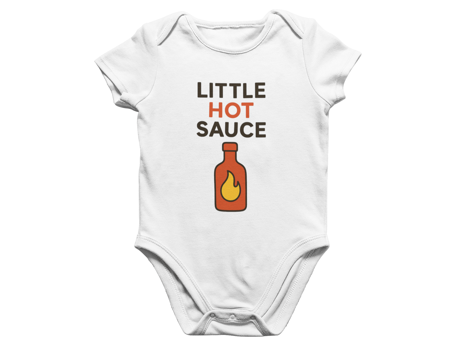 My Store Fathers Day T-Shirt Taco & Little Hot Sauce Matching T-Shirt and Baby Grow Set
