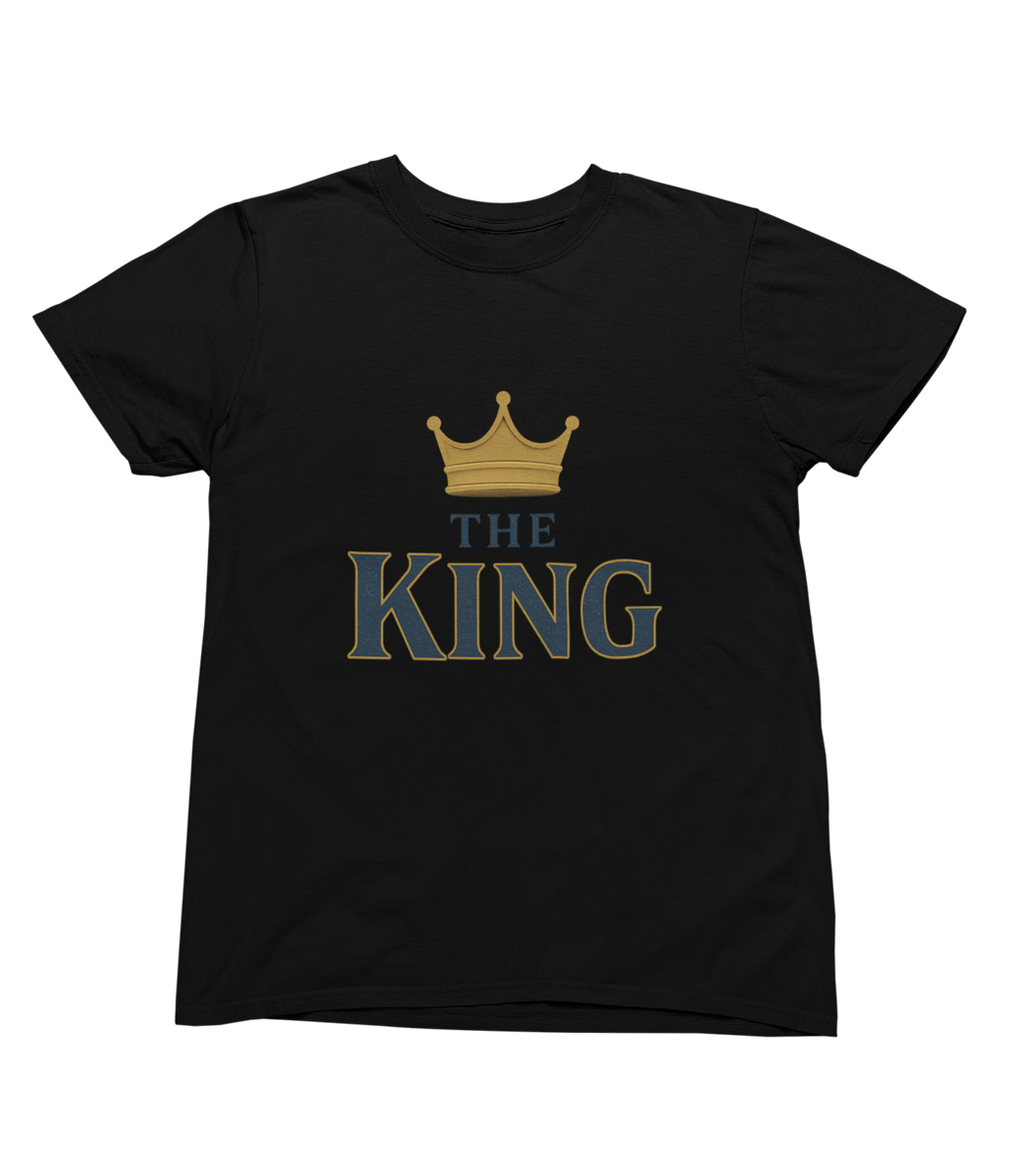 My Store Fathers Day T-Shirt The King & The Heir Matching T-Shirt and Baby Grow Gift Set