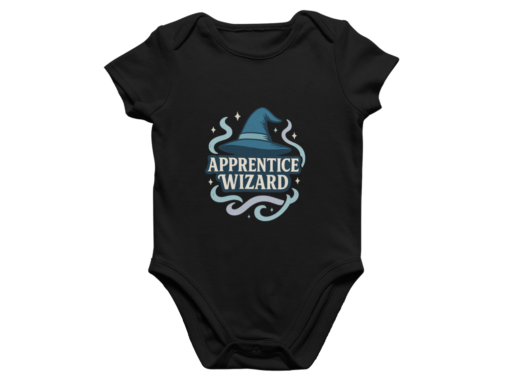 My Store Fathers Day T-Shirt Wizard Master & Apprentice Wizard Matching Parent Baby Set