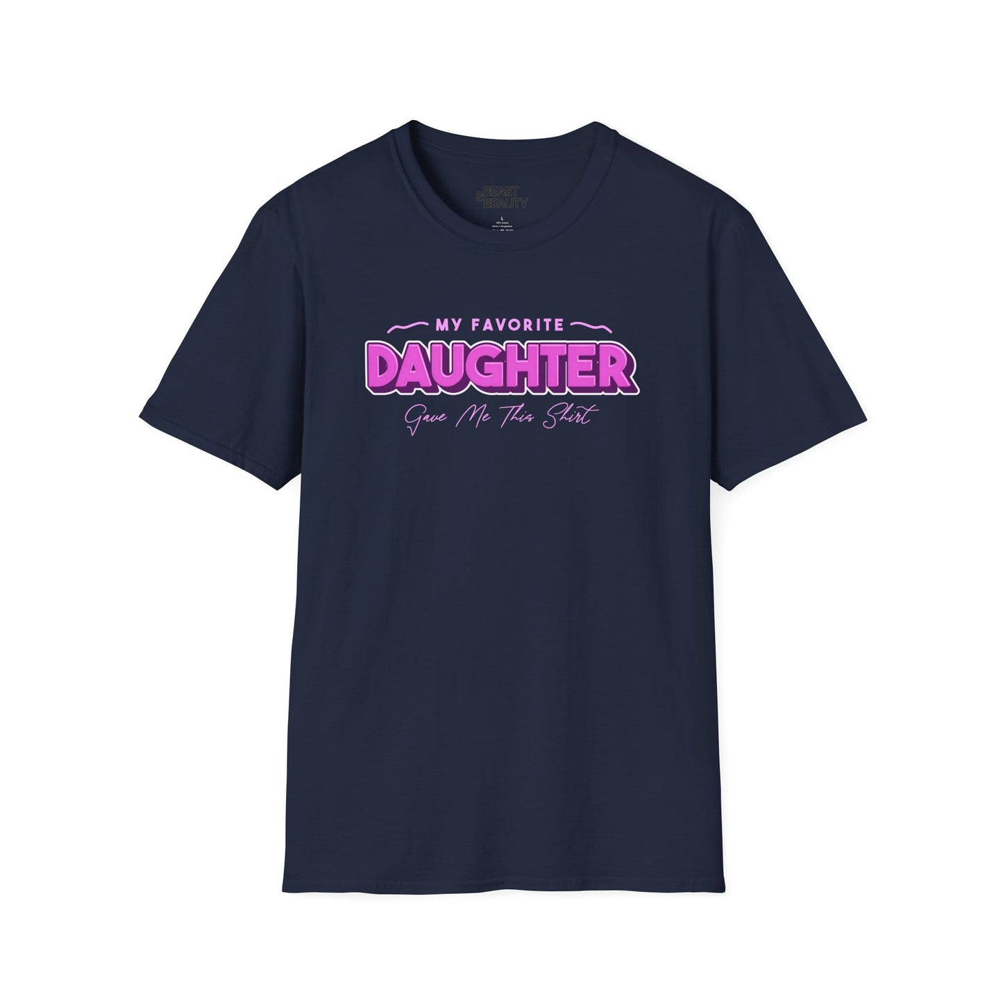 favourite daughter gave me this t-shirt navy t-shirt uk Father's Day gift idea