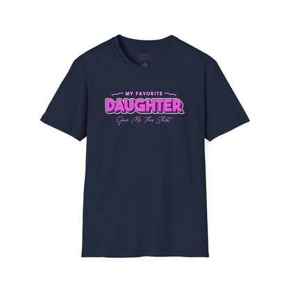 favourite daughter gave me this t-shirt navy t-shirt uk Father's Day gift idea