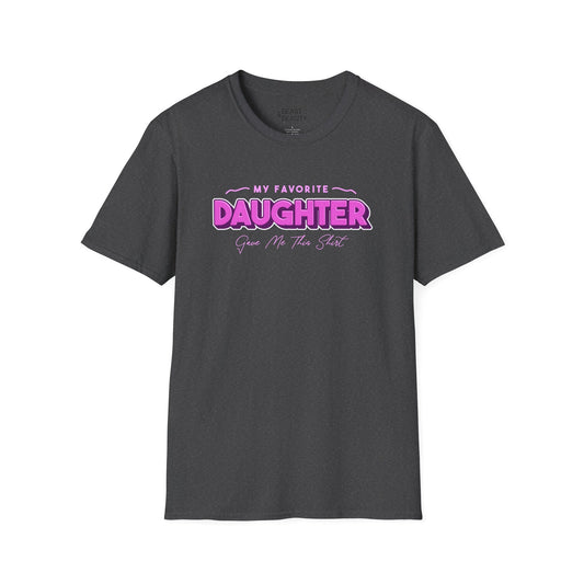 favourite daughter gave me this t-shirt dark heather t-shirt uk Father's Day gift idea