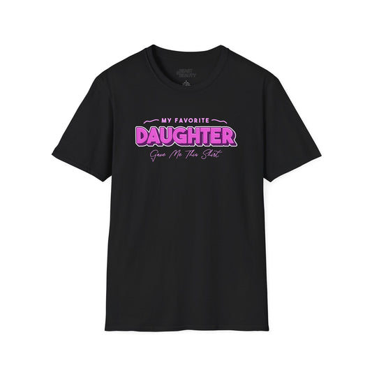 favourite daughter gave me this t-shirt black t-shirt uk Father's Day gift idea