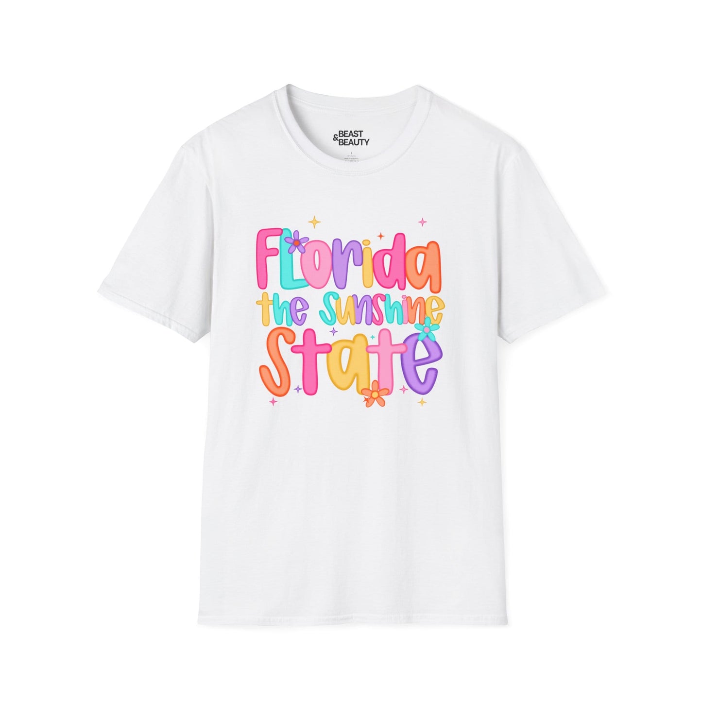 florida the sunshine state t-shirt white t-shirt uk gift gift idea