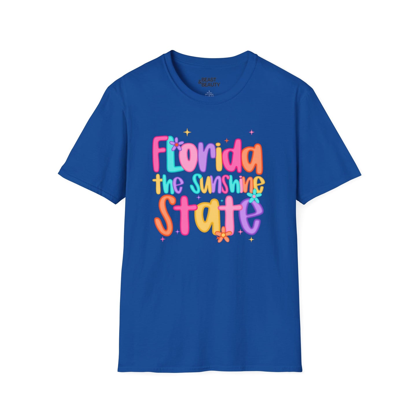 florida the sunshine state t-shirt royal t-shirt uk gift gift idea