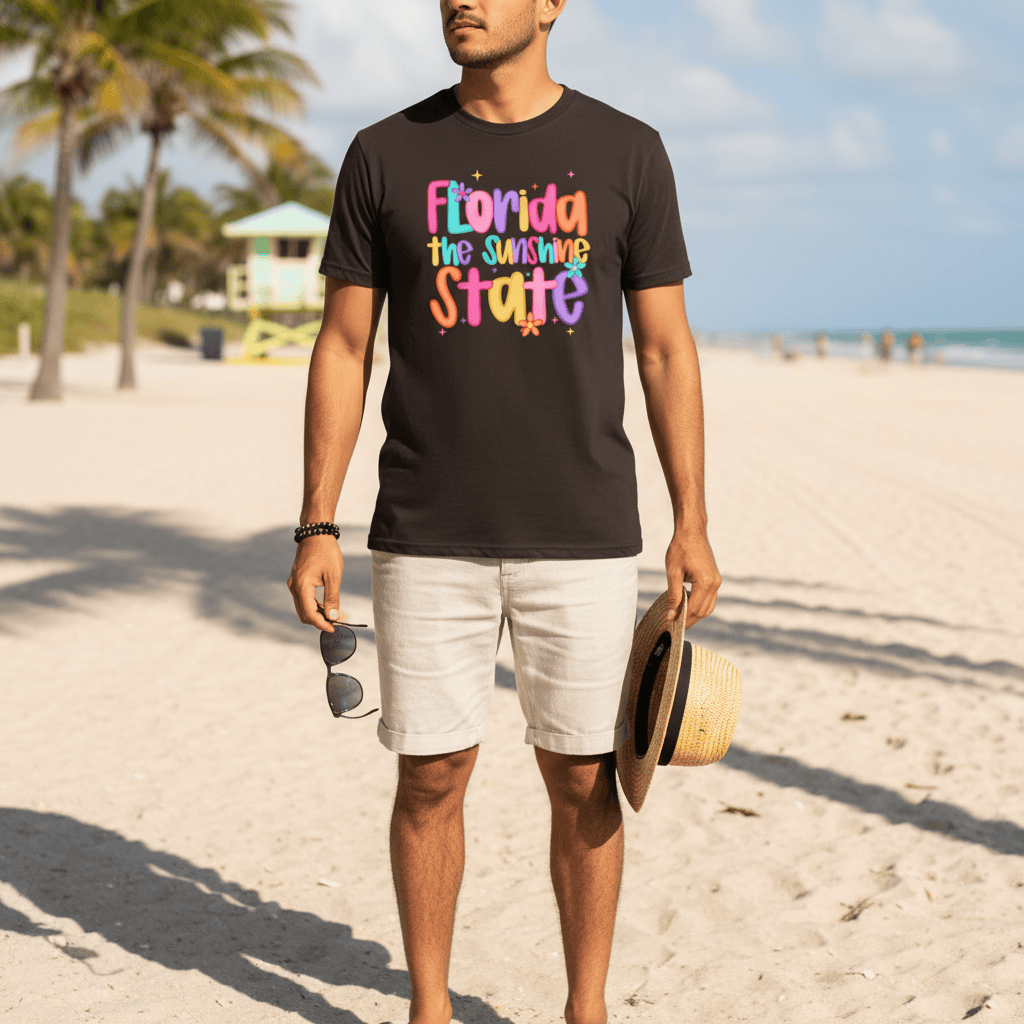 Florida The Sunshine State T-Shirt gift_idea unique_gift personalised_gift