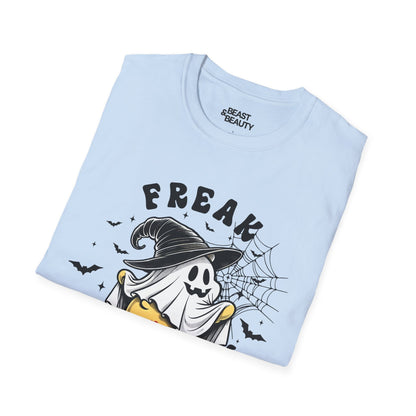Freak in the Sheet Funny Halloween T-Shirt gift_idea unique_gift personalised_gift