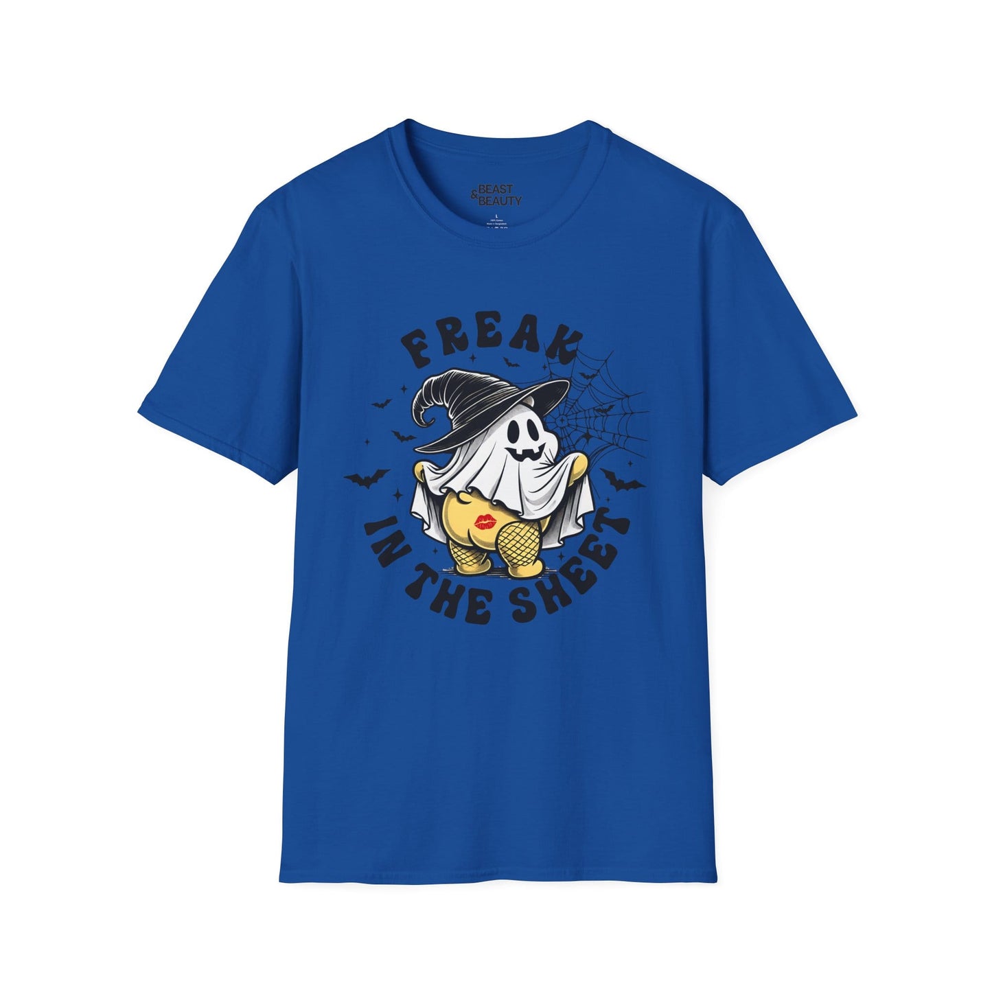 Freak in the Sheet Funny Halloween T-Shirt Royal / S gift_idea unique_gift personalised_gift