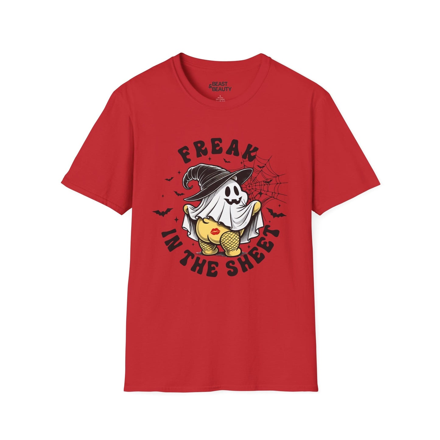 Freak in the Sheet Funny Halloween T-Shirt Red / S gift_idea unique_gift personalised_gift