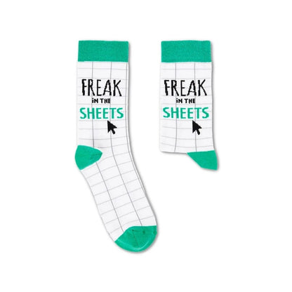 Freak in the Sheets Socks – Funny Excel Socks Gift for Office UK gift_idea unique_gift personalised_gift